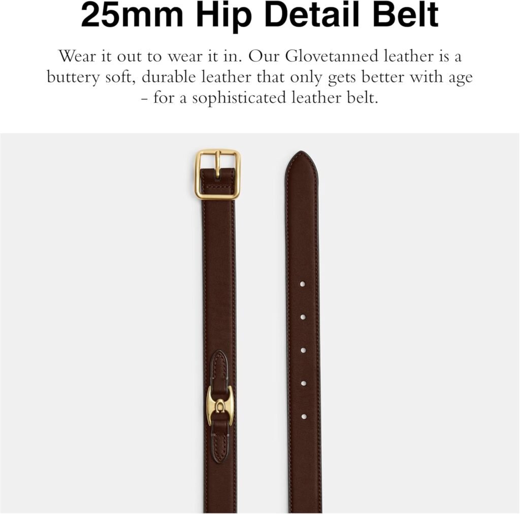 Coach 25mm Hip Detail Belt