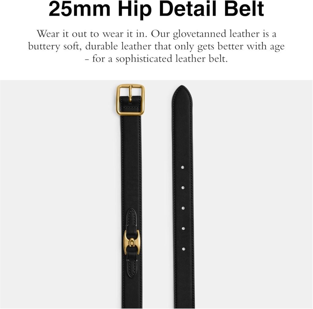 Coach 25mm Hip Detail Belt Coach 25mm Hip Detail Belt