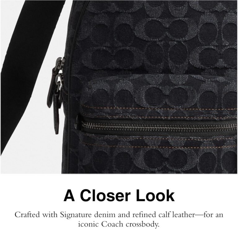 Coach Charter Pack Black Denim Review