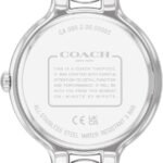 Coach Chelsea Womens 2h Quartz Watch 36mm Stainless Steel Bracelet Crystal Set Bezel With Floral Design Premium Fashion 1 2 150x150