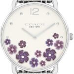 Coach Elliot Damen 2h Quarzuhr 36mm Edelstahl Armband Buntes Blumendesign Premium Modegeschenk für Sie 150x150