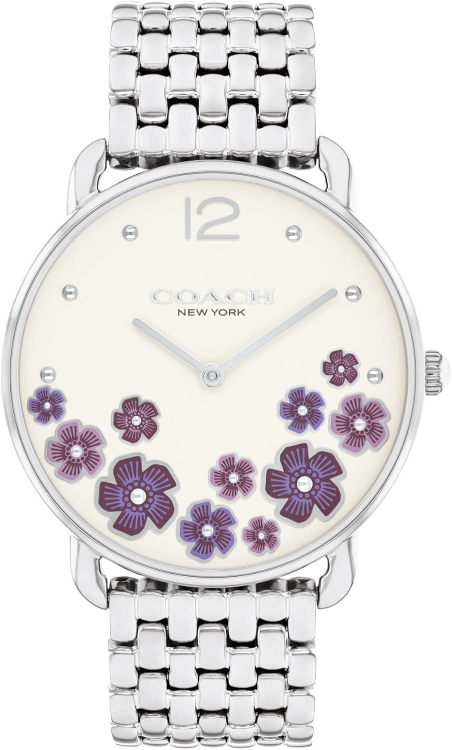 Coach Elliot Womens 2h Quartz Watch 36mm Stainless Steel Bracelet Colorful Floral Design Premium Fashion Gift For Her
