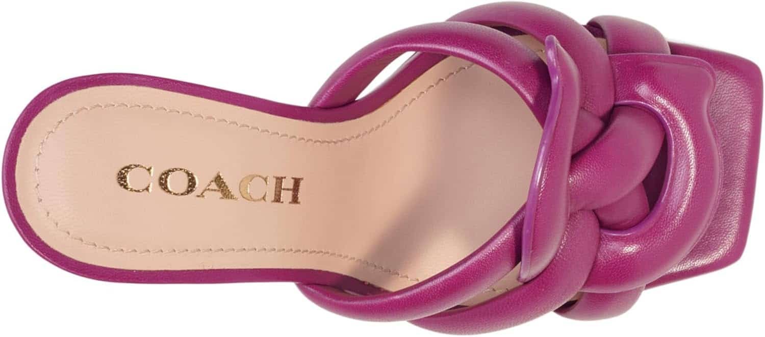 Coach Kellie Sandal Deep Plum 65 B M 1