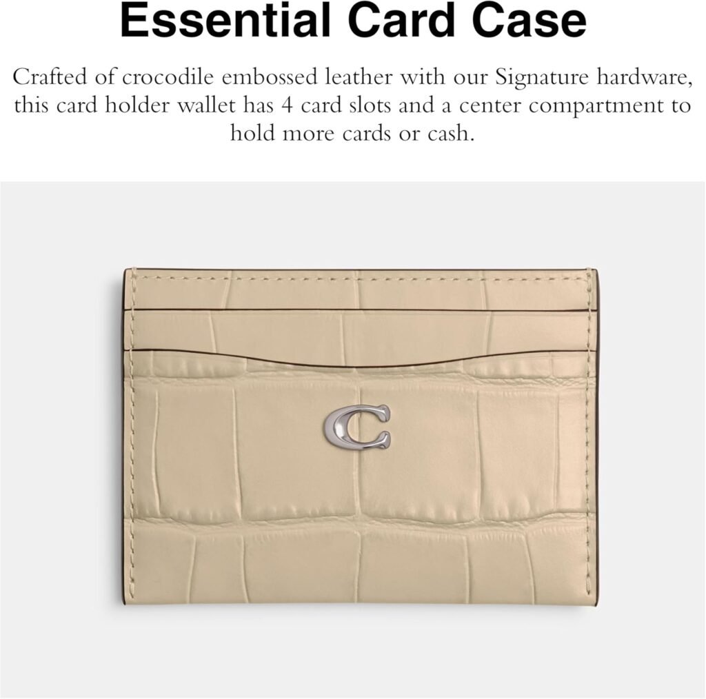 Coach Mens Essential Card Case Coach Mens Essential Card Case