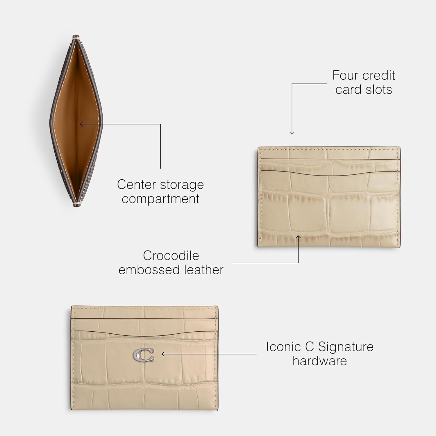 Coach Mens Essential Card Case 3