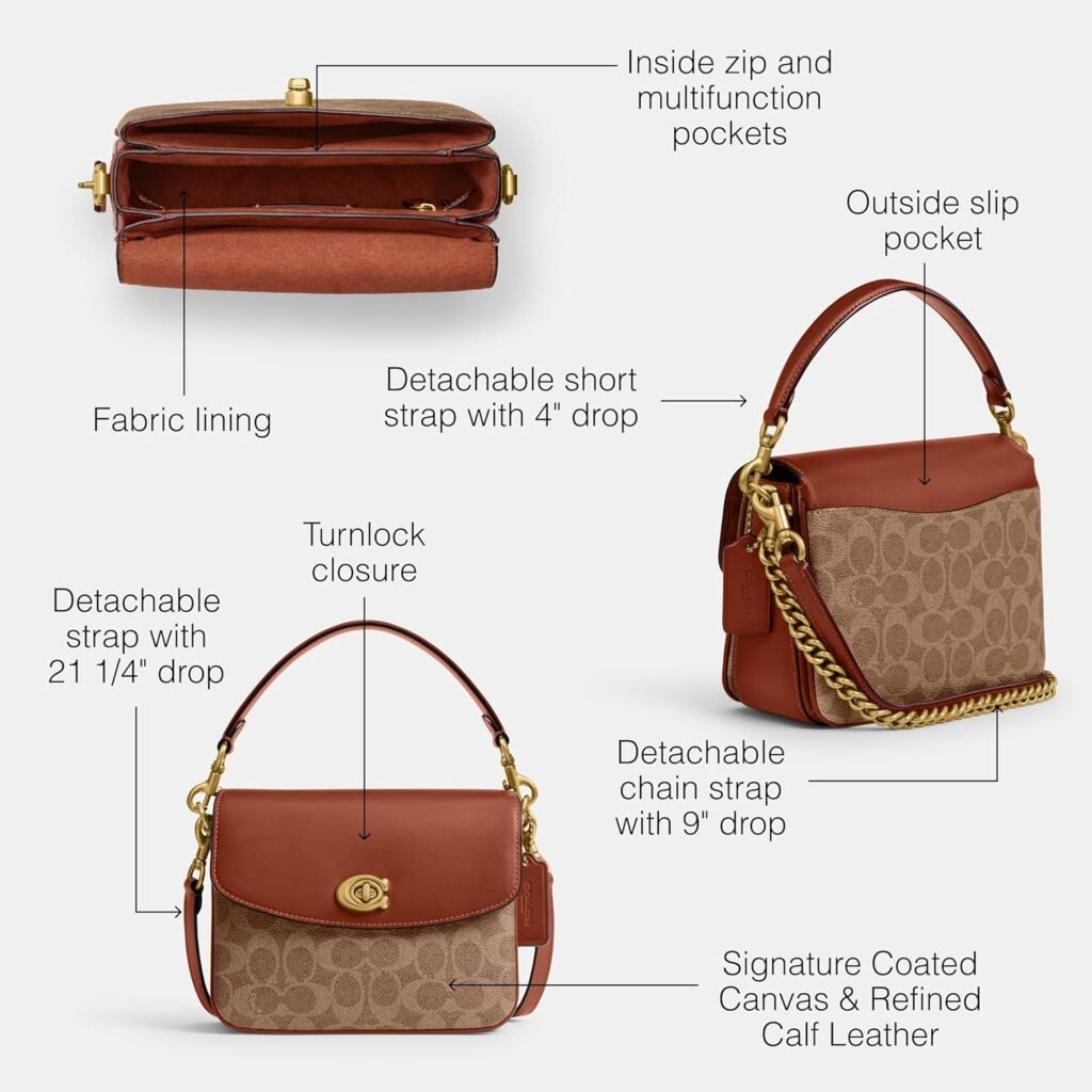 Coach Polished Pebbled Leather Cassie Crossbody 19