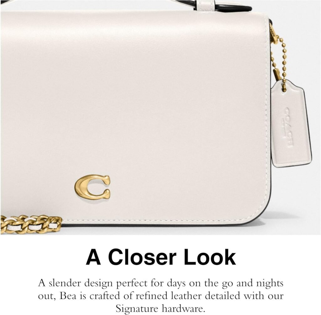 Coach Refined Calf Leather Bea Crossbody