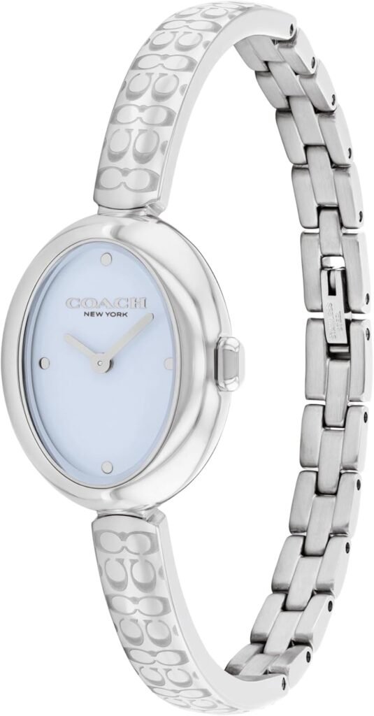 COACH Sammy Womens 2H Quartz Watch - Jewelry-Inspired 22.5mm Bangle Watch - Modern and Elegant Everyday Timepiece - Gift for Her