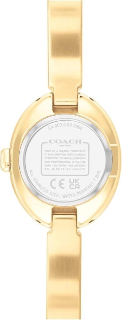 COACH Sammy Womens 2H Quartz Watch - Jewelry-Inspired 22.5mm Bangle Watch - Modern and Elegant Everyday Timepiece - Gift for Her