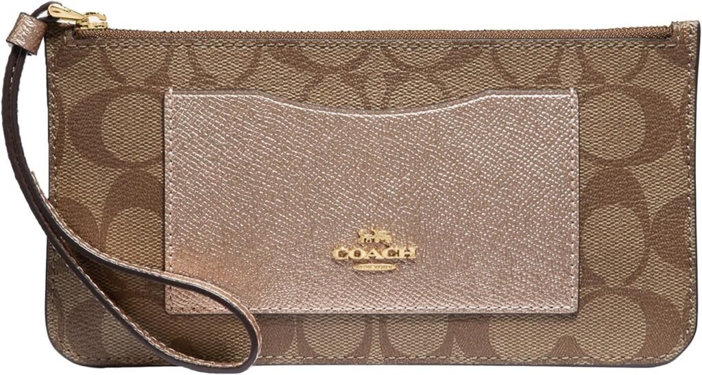 Coach Signature PVC Zip Top Wallet Coach Signature PVC Zip Top Wallet