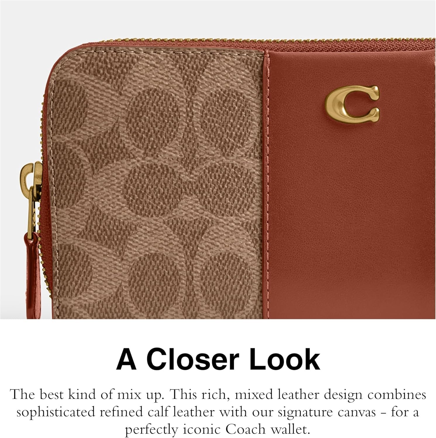 Coach Slim Accordion Zip 1