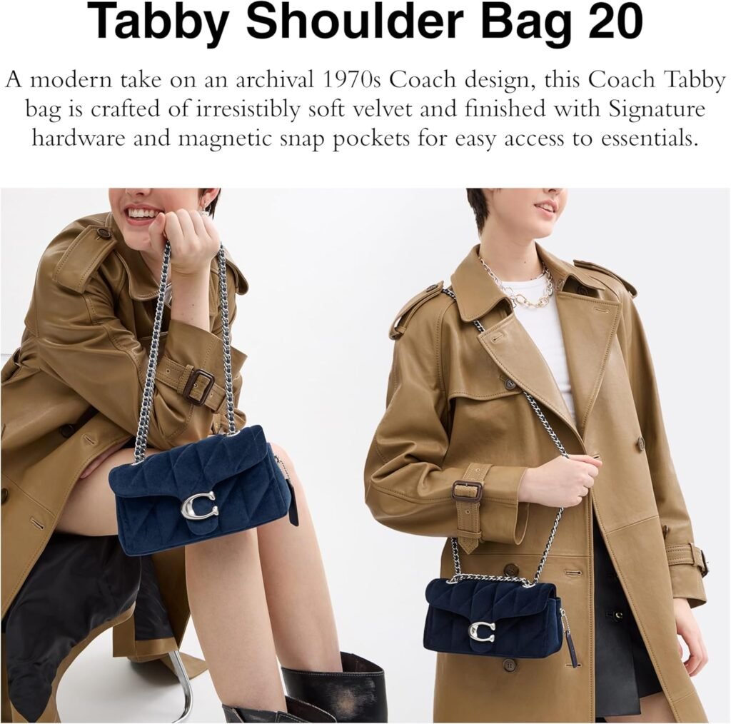 COACH Tabby Shoulder Bag 20, LH/Blue