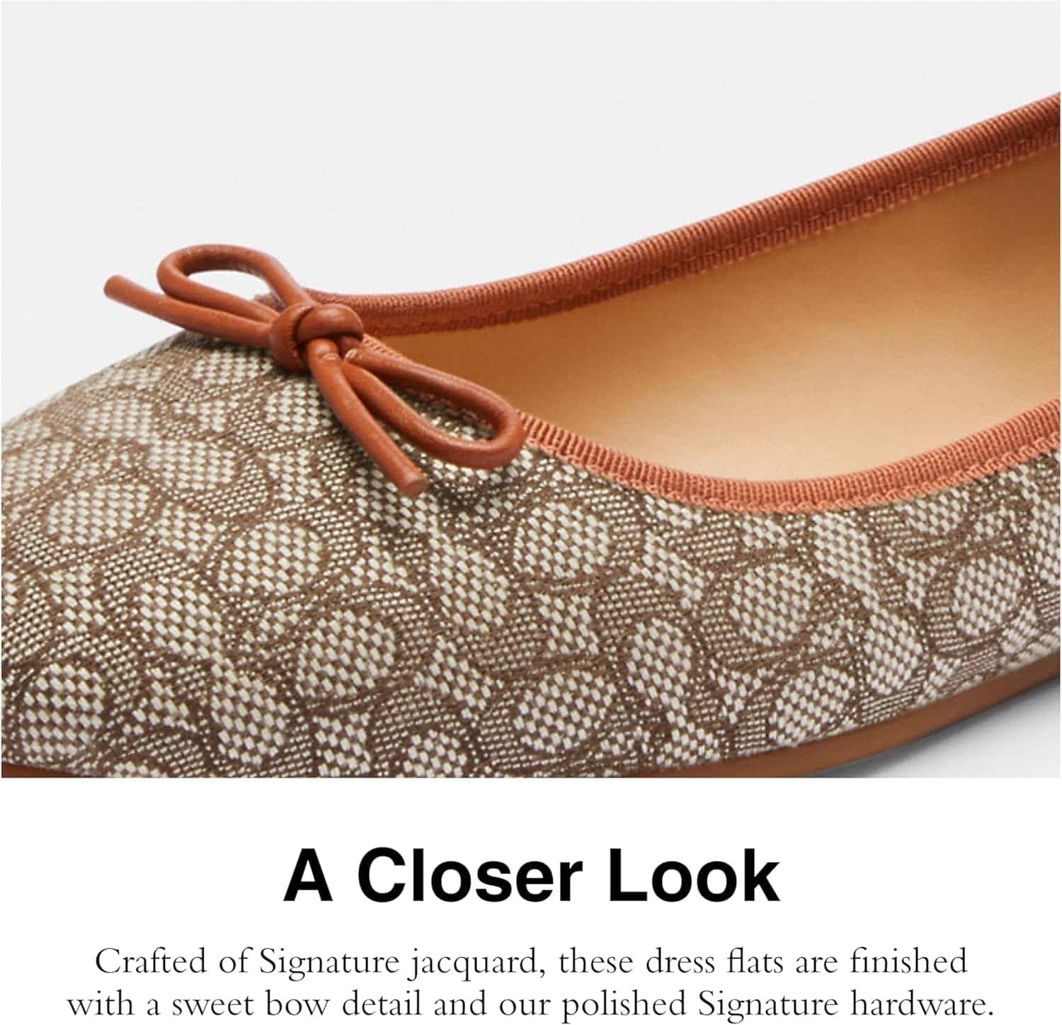 Coach Womens Abigail Ballet Flat 1