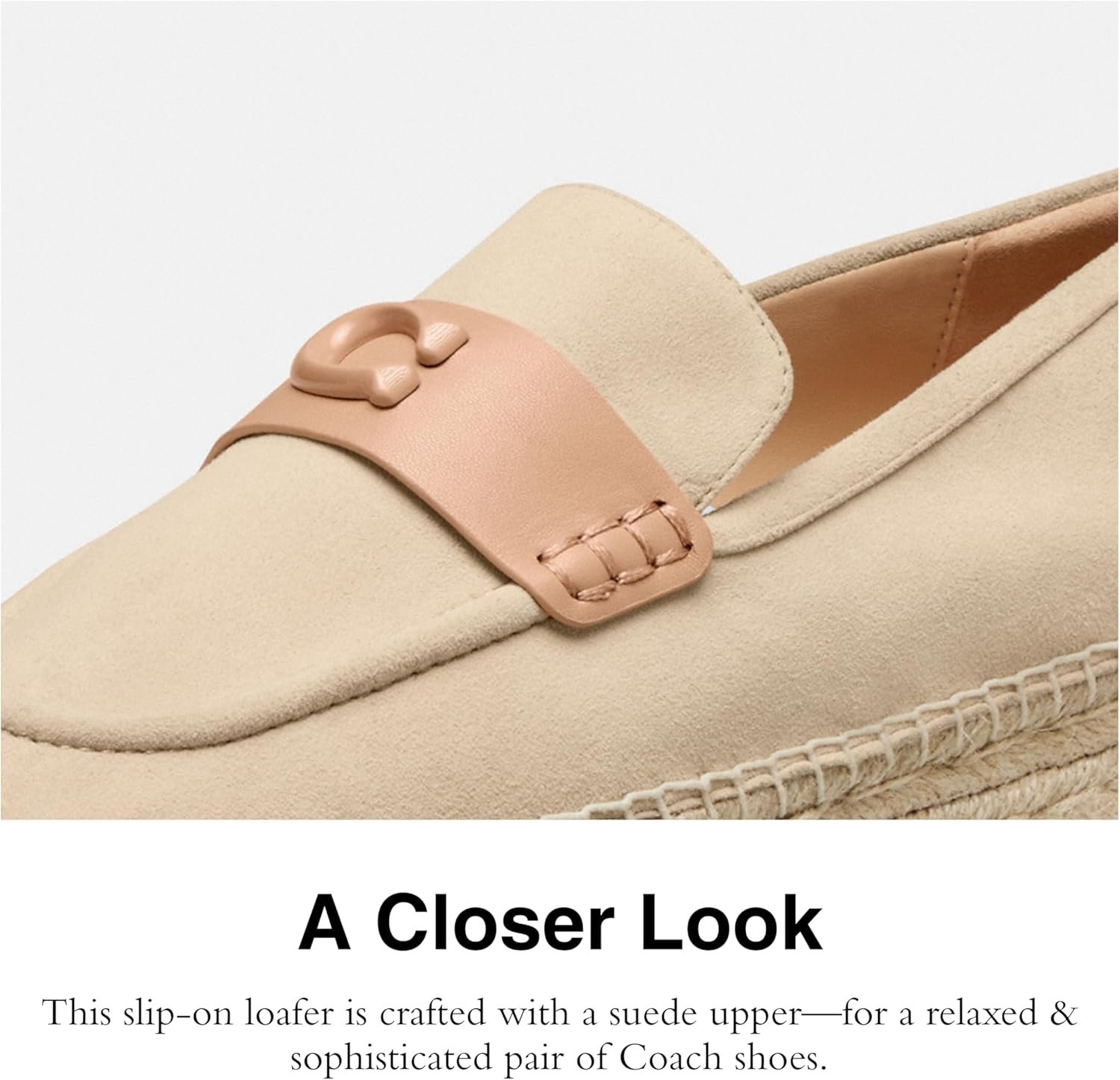 Coach Womens Camilla Espadrille Loafer 2