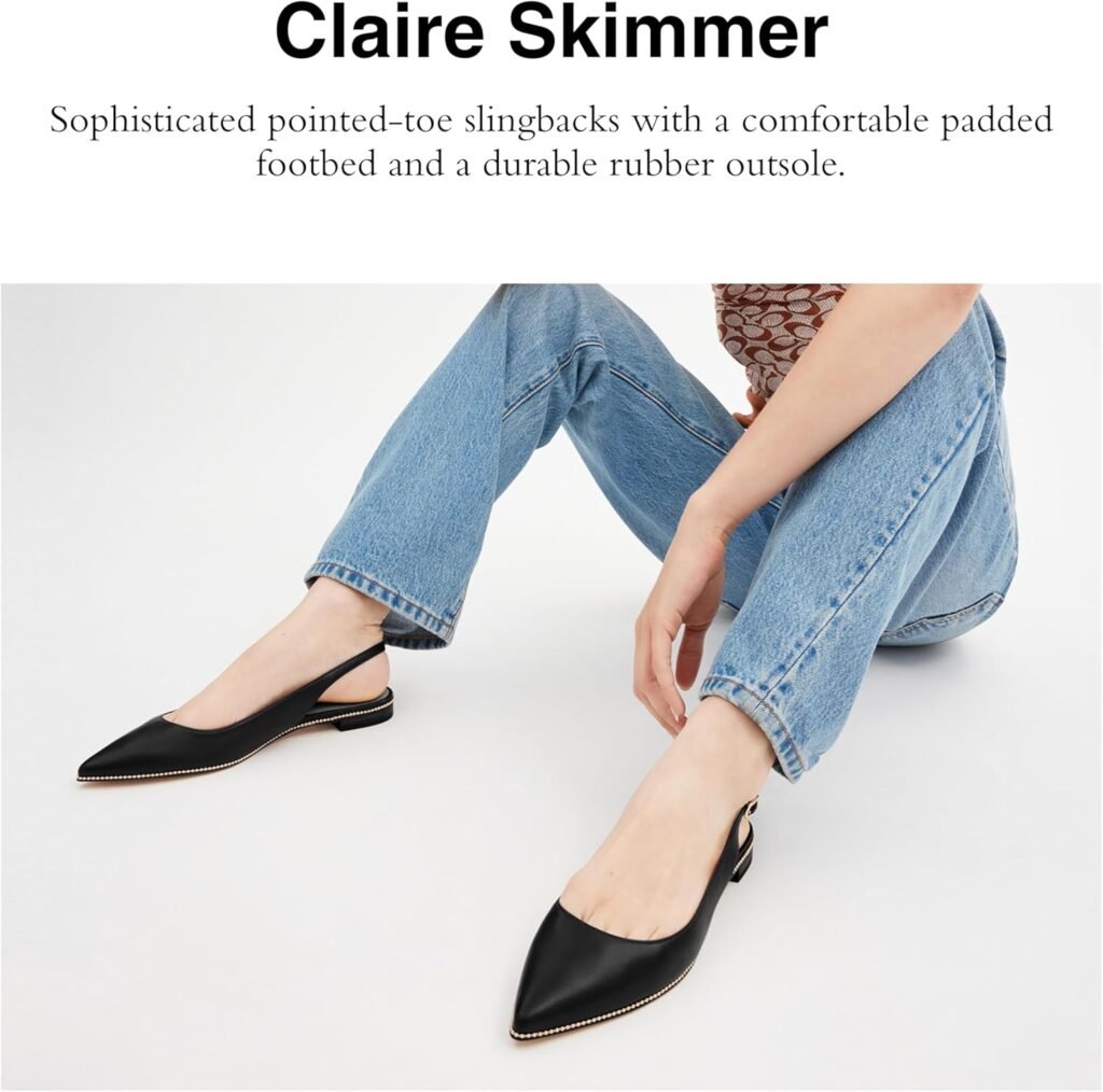 Coach Womens Claire Skimmer Ballet Flat