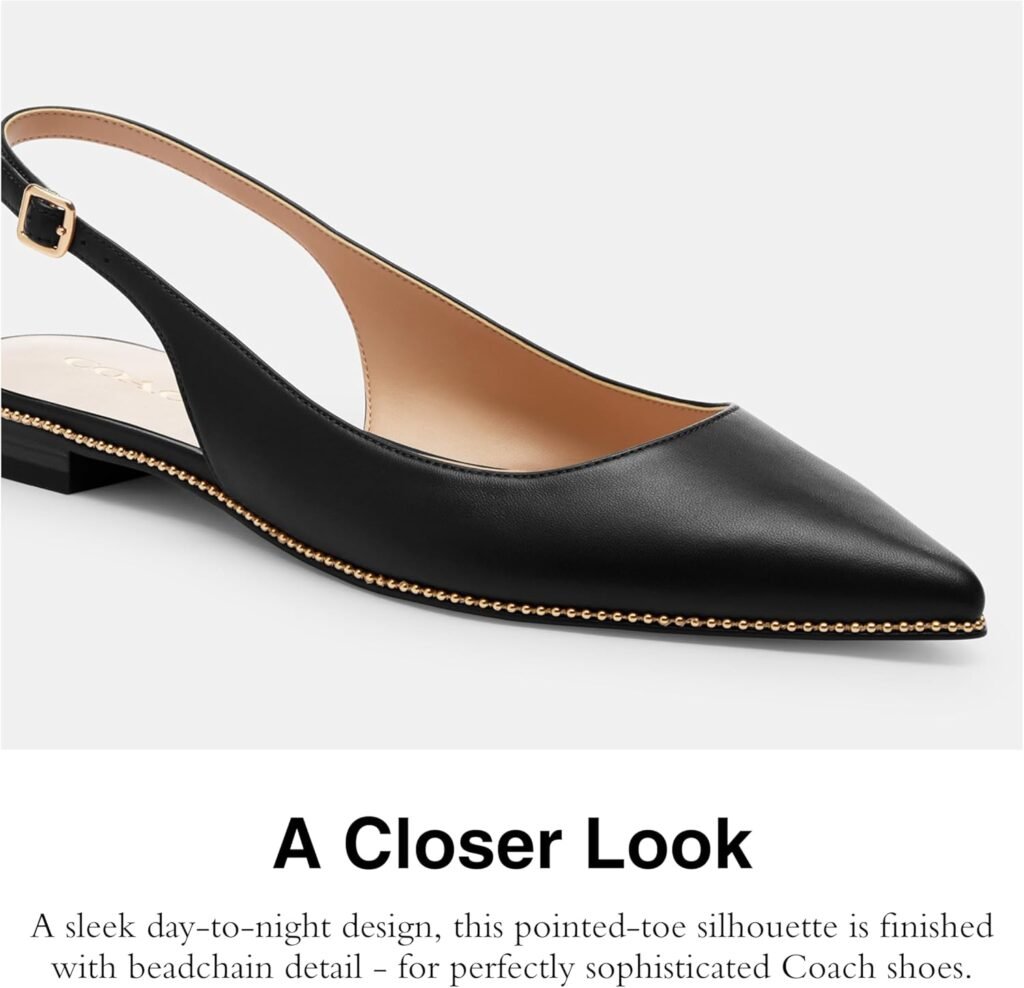 Coach Womens Claire Skimmer Ballet Flat