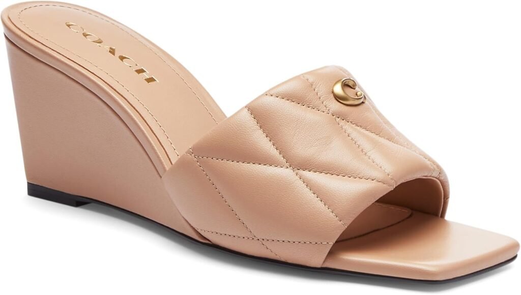 Coach Womens Emma Wedge Sandal