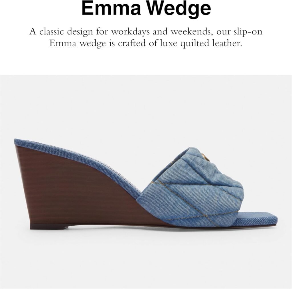 Coach Womens Emma Wedge Sandal Coach Womens Emma Wedge Sandal