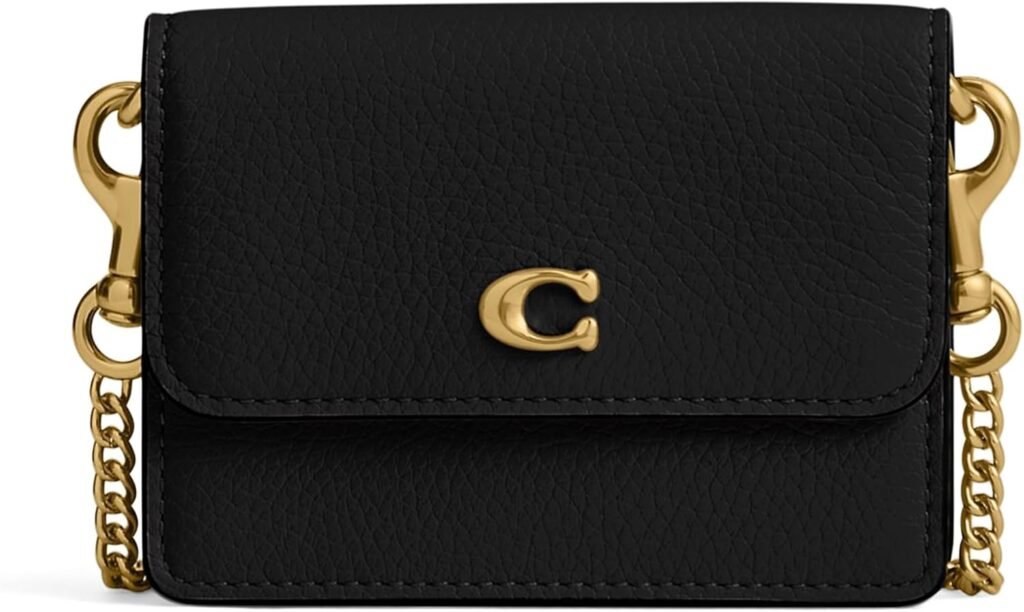 Coach Womens Essential Half Flap Card Case