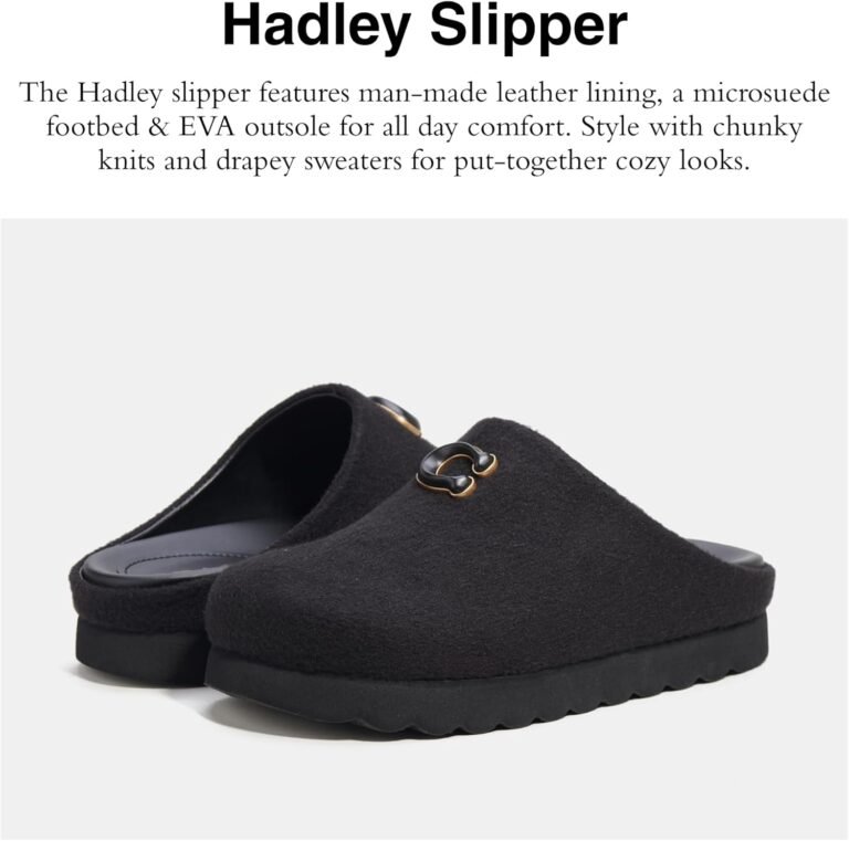 Coach Women’s Hadley Felt Slipper Review
