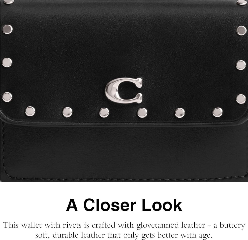 Coach Womens Half Flap Card Case