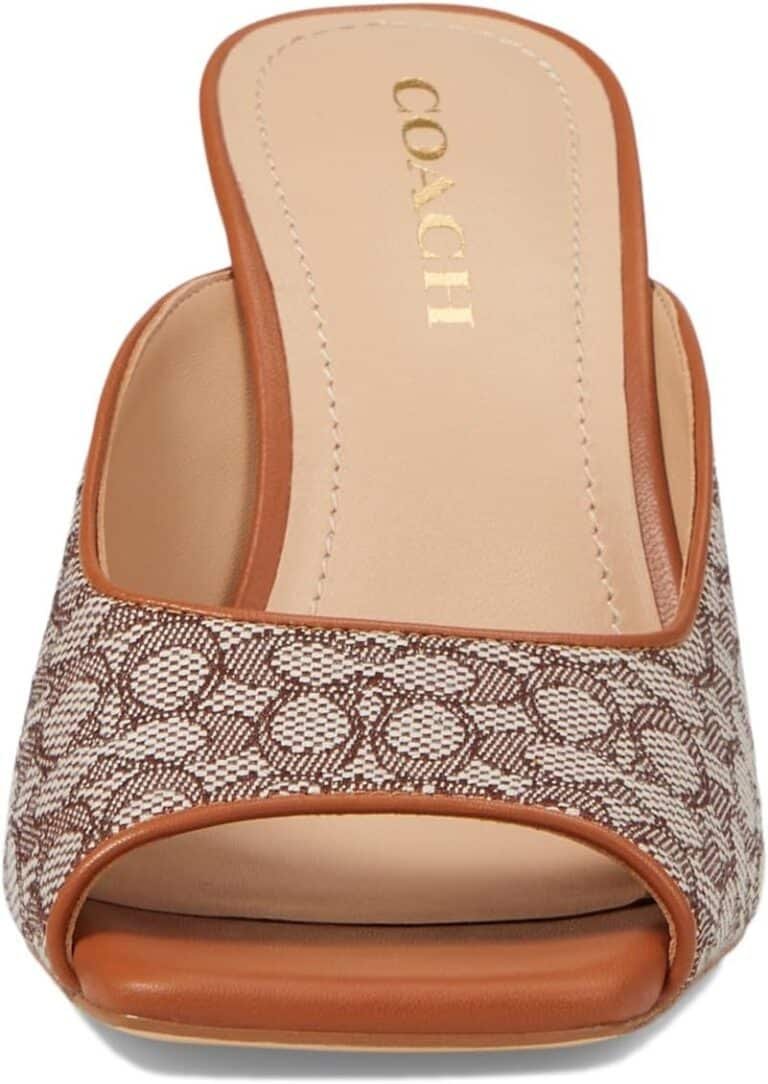 Coach Women’s Laurence Metallic Leather Sandal Pump Review