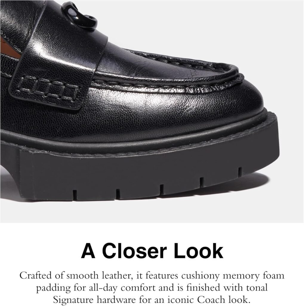 Coach Womens Leah Loafer Coach Womens Leah Loafer