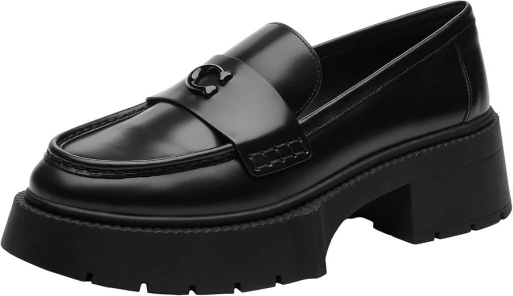 Coach Womens Leah Platform Loafer