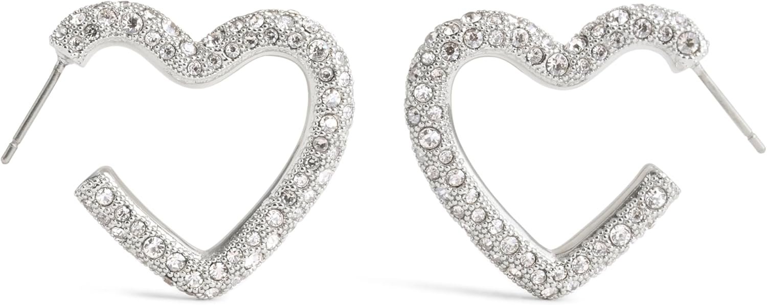 Coach Femmes pavé coeur boucles d’oreilles