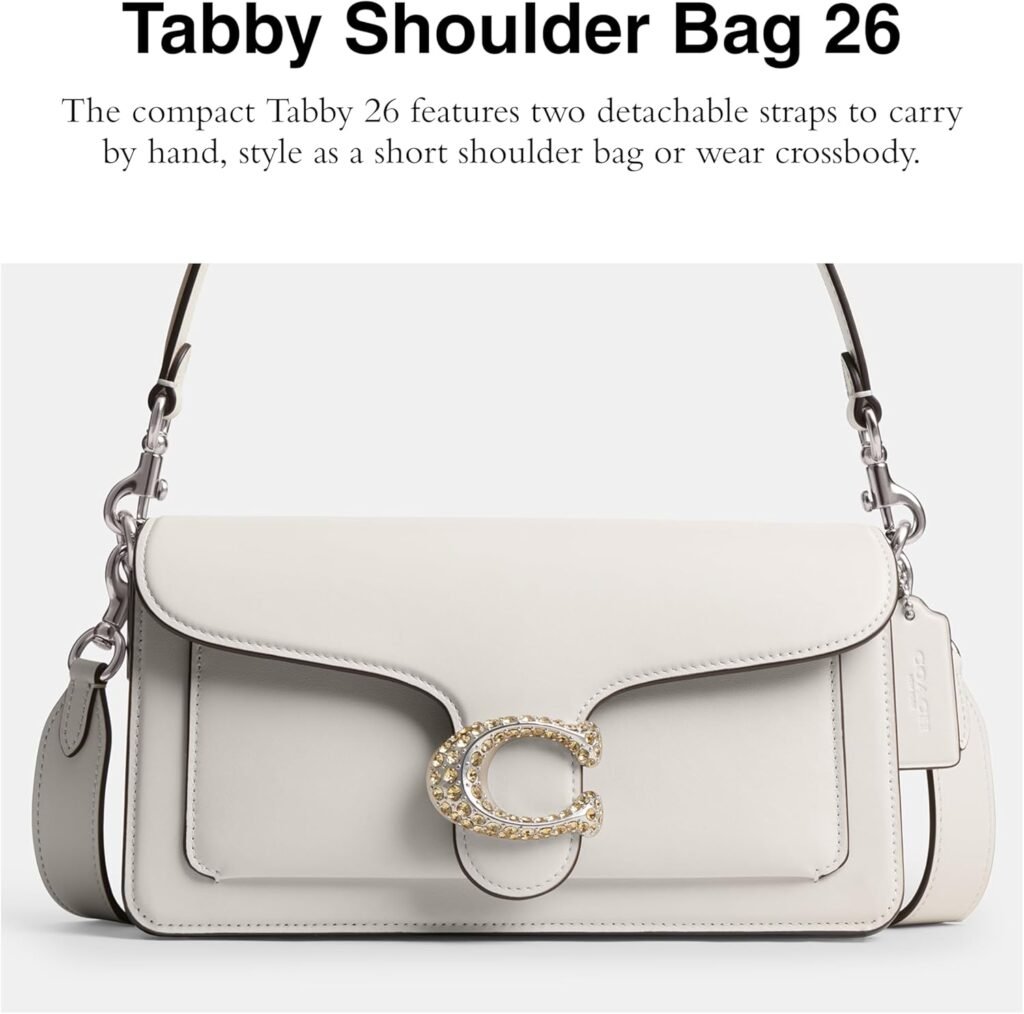 Coach Womens Polished Pebble Leather Tabby Shoulder Bag 26 Refresh Coach Womens Polished Pebble Leather Tabby Shoulder Bag 26 Refresh