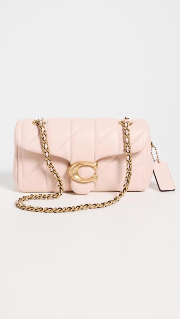 Coach Womens Quilted Tabby Shoulder Bag 20 with Chain