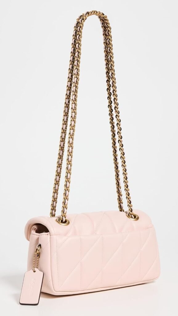 Coach Womens Quilted Tabby Shoulder Bag 20 with Chain