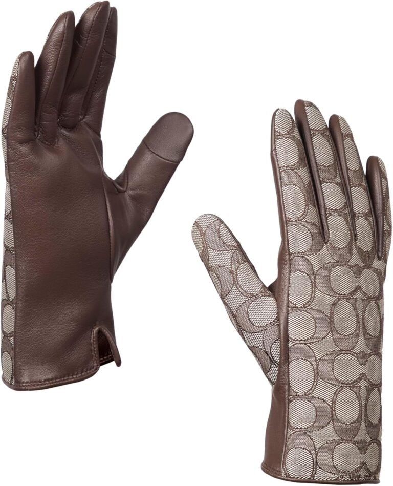 Coach womens Signature C Leather Tech Glove review