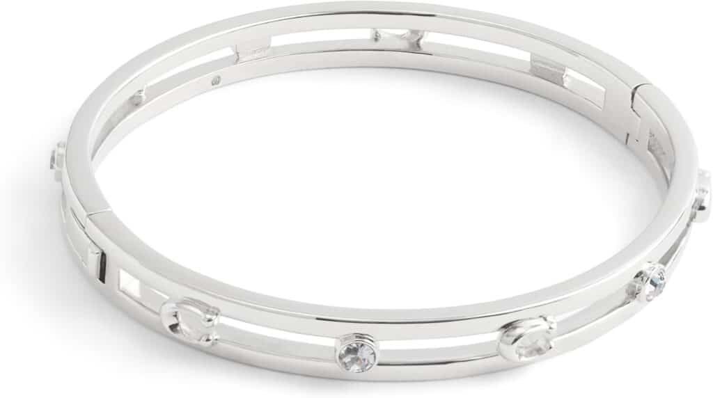 Coach Womens Signature C Open Bangle Bracelet