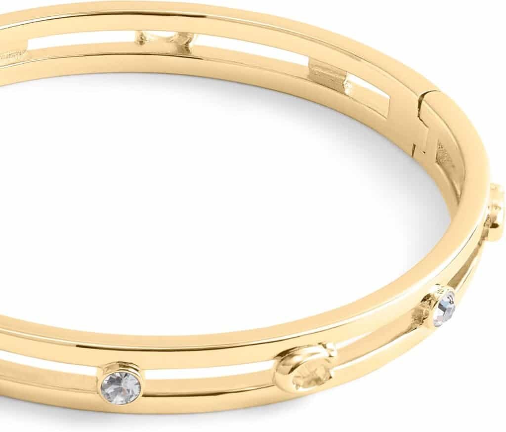 Coach Womens Signature C Open Bangle Bracelet