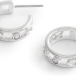 Coach Womens Signature C Open Hoop Earrings 2 150x150