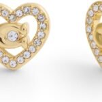 Coach Womens Signature C Pave Stud Earrings 150x150