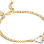 Coach Womens Signature Carabiner Heart Link Bracelet 2 150x150