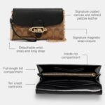 Coach Womens Signature Elle Hardware Chain Crossbody 1 150x150