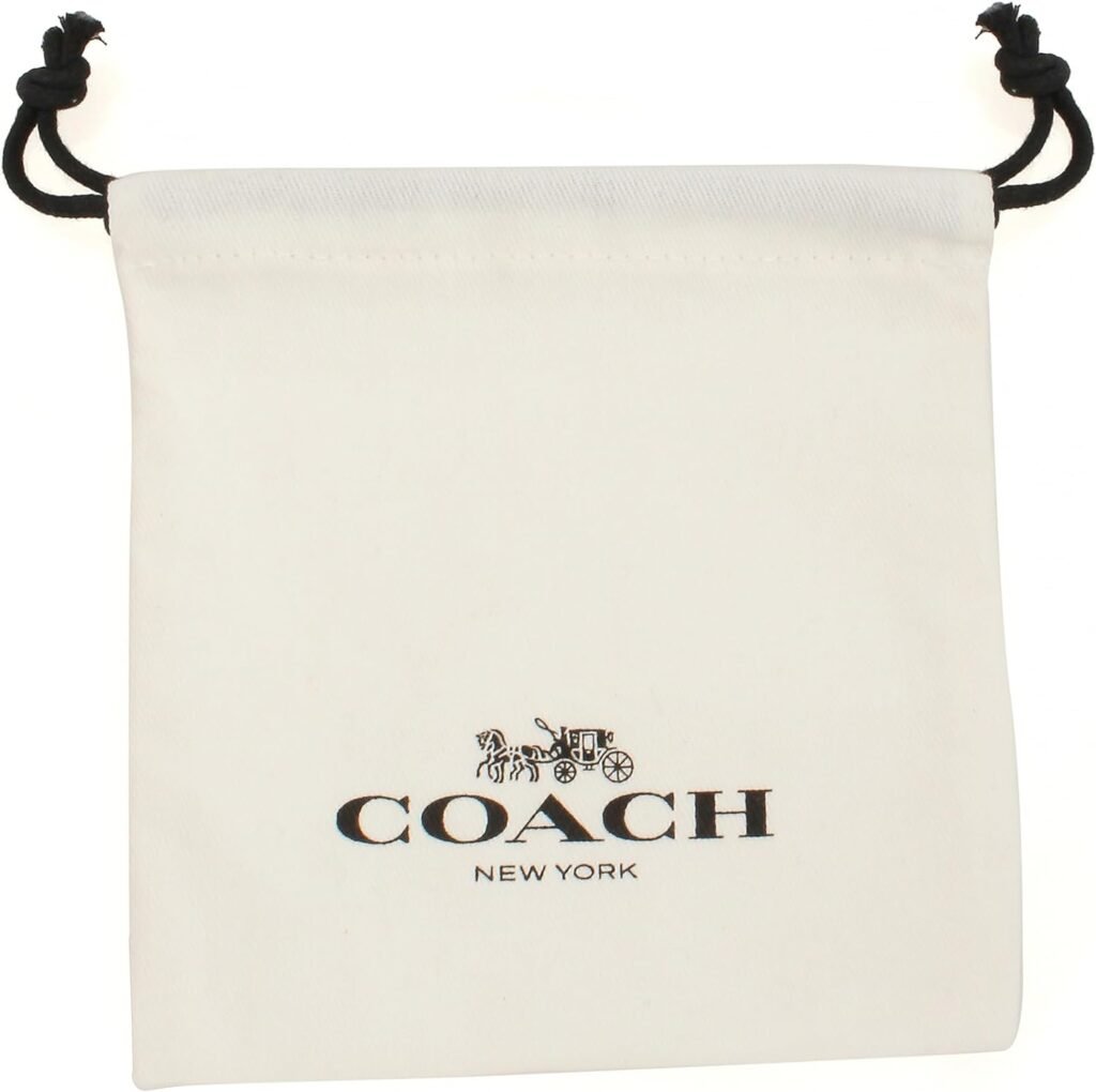 COACH Womens Signature Quilted Heart Cocktail Ring