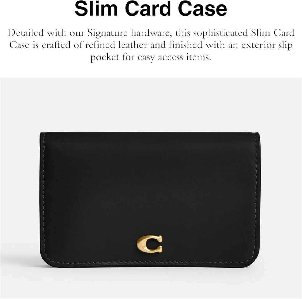 Coach Womens Slim Card Case