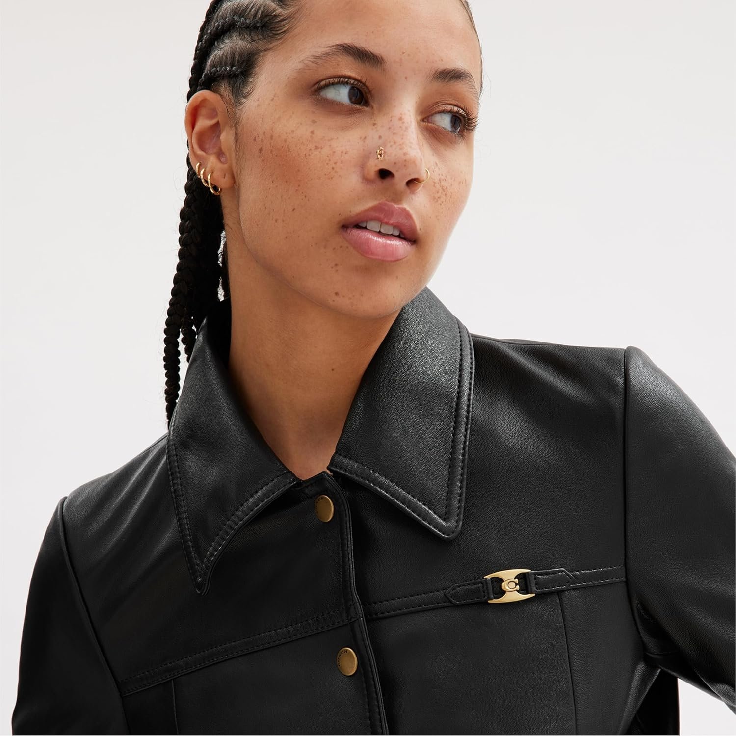 Coach Womens Snp Frnt Shrnkn Jkt 2