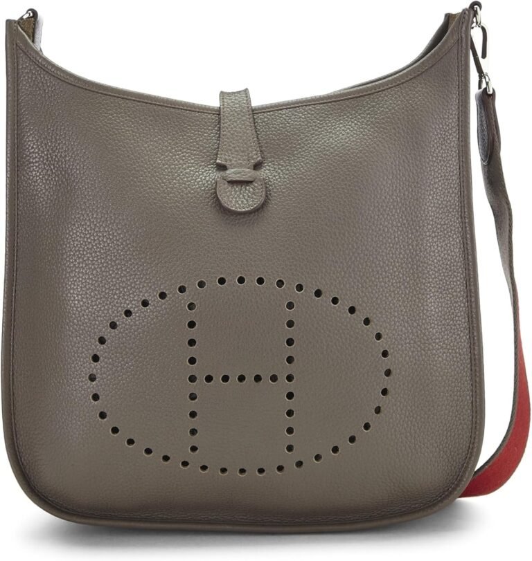 Hermès Pre-Loved Etoupe Grey Togo Evelyne III Amazone GM Review
