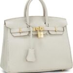 Hermes Pre Loved Pearl Grey Togo Birkin 25 Grey Luxury Stores 3 150x150