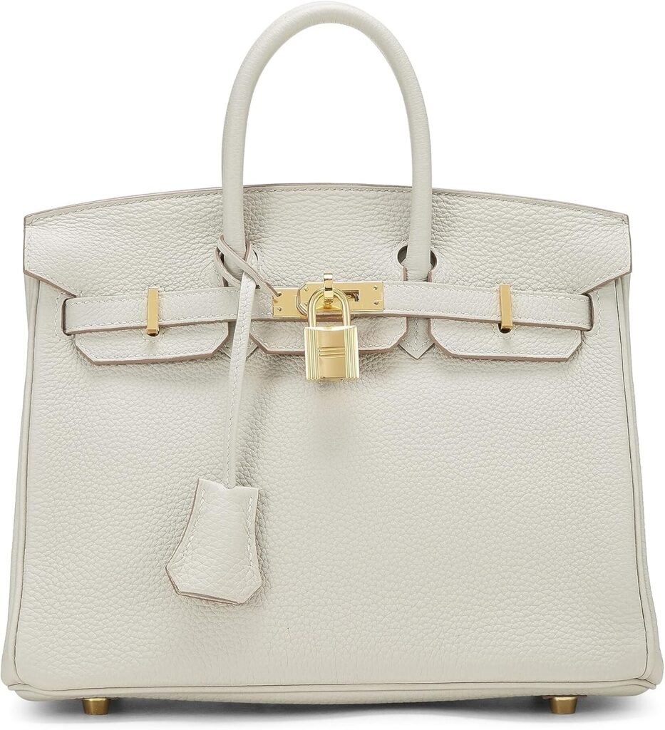 Hermès, Pre-Loved Pearl Grey Togo Birkin 25, Grey : Luxury Stores