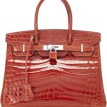 Hermes Pre Loved Sanguine Niloticus Crocodile Lisse Birkin 30 Sanguine Luxury Stores 1 150x150