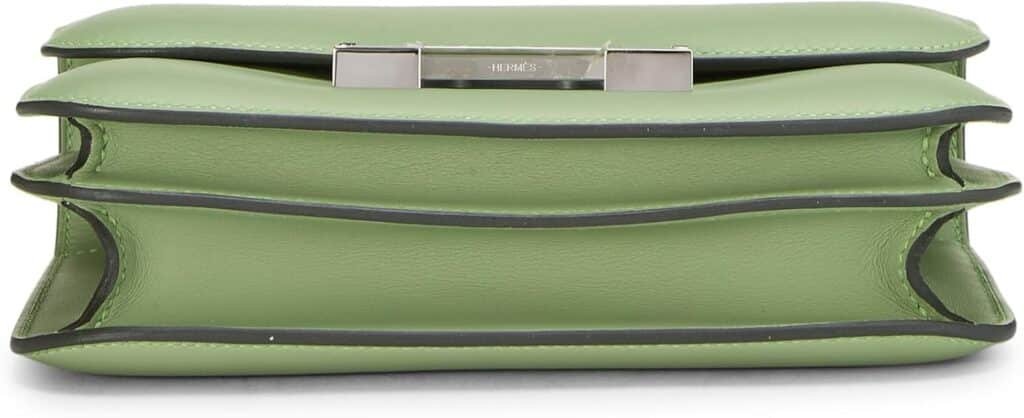 Hermès, Pre-Loved Vert Criquet Swift Constance Mirror, Vert Criquet : Luxury Stores