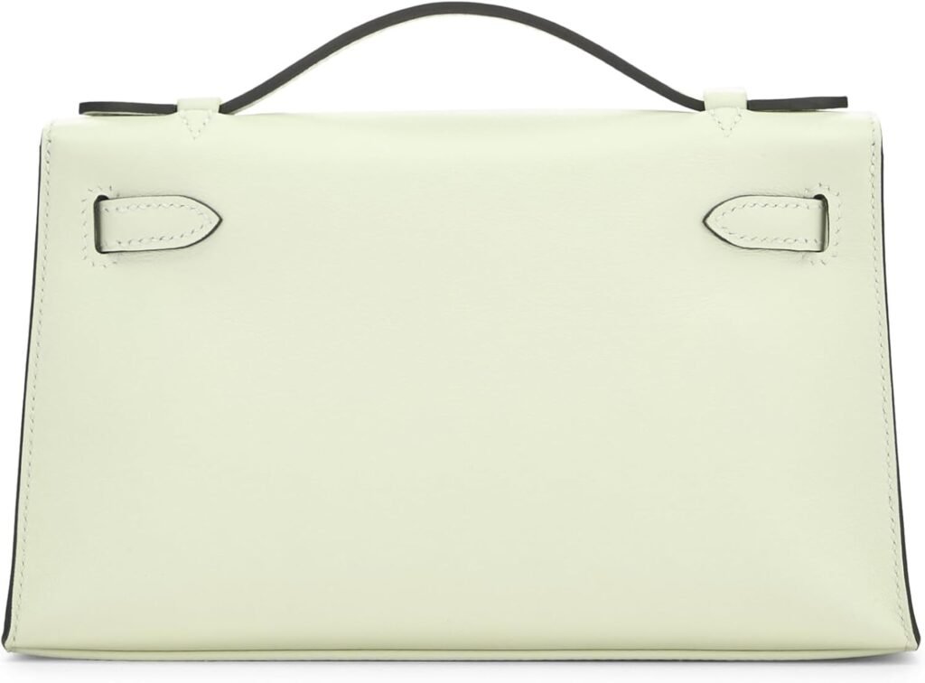 Hermès, Pre-Loved Vert Fizz Swift Kelly Pochette, Vert Fizz : Luxury Stores Hermès, Pre-Loved Vert Fizz Swift Kelly Pochette, Vert Fizz : Luxury Stores
