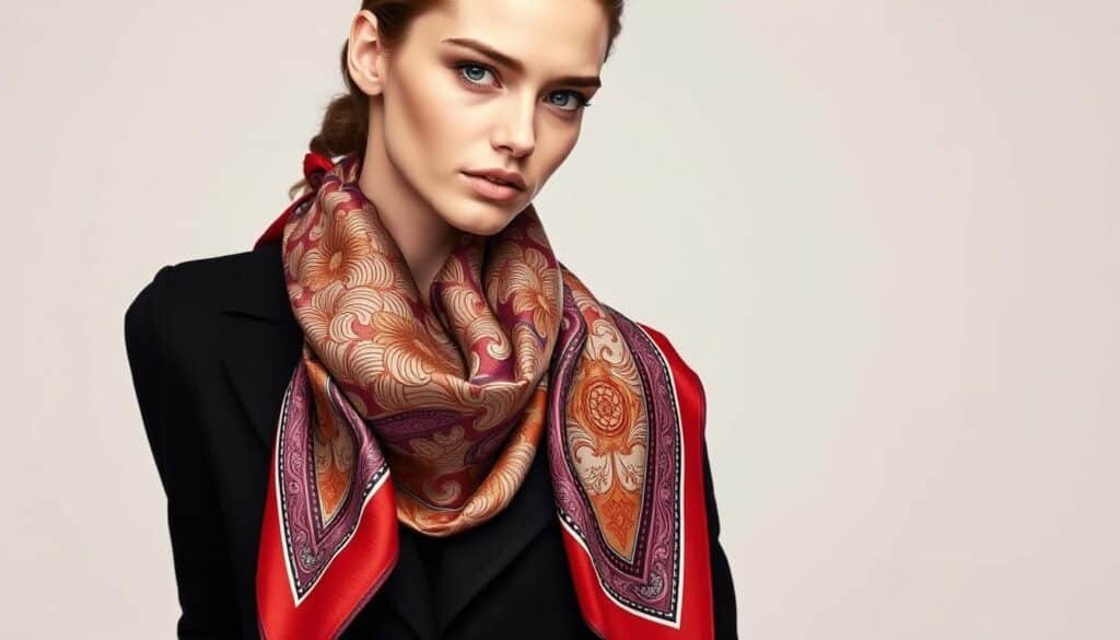 how to wear an hermes scarf