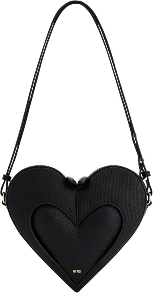 JW PEI Womens Francisca Heart Shaped Crossbody Bag